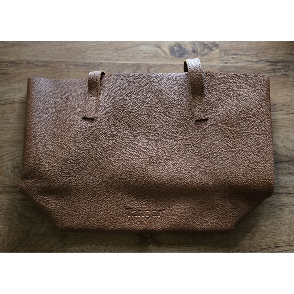 Tanger Tote Bag Light Brown Pebbled‎ Leather Shopper Boho Tassel 2020 - Picture 2 of 10